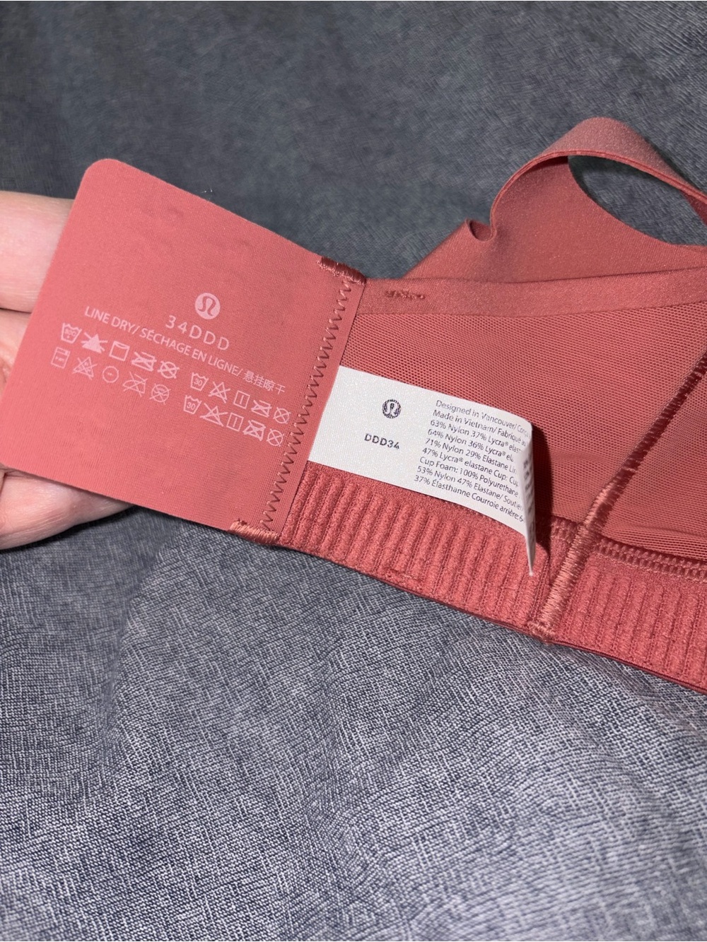 lululemon air support bra 34 DDD - Picture 3 of 3